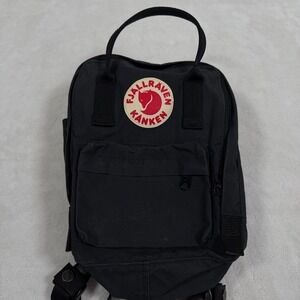 Fjallraven Kanken Mini Backpack Black Classic Style Everyday Carry